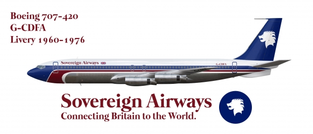 Boeing 707-420 Sovereign Airways