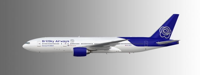 Boeing 777-200ER BritSky