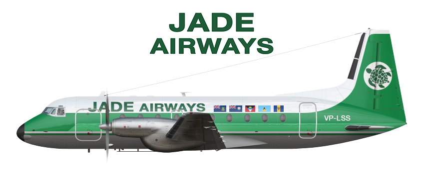 Hawker Siddeley HS 748 | 1973 - Jade Air | Wings of the