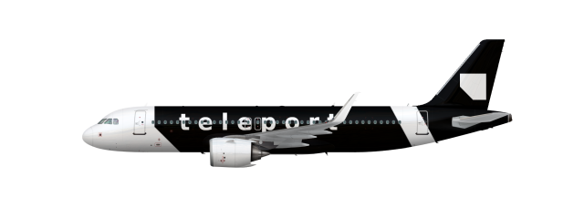 Airbus A320F   TELEPORT