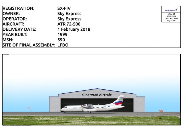 SX-FIV - Sky Express ATR 72-500