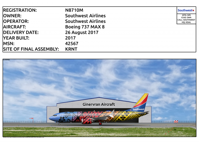 N8710M - Southwest Airlines Boeing 737 MAX 8