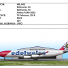 HB-JME - Edelweiss Airlines Airbus A340-300X