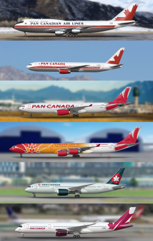 Wide Bodies of Pan Canada