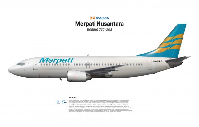 MERPATI PK MDG 737 300