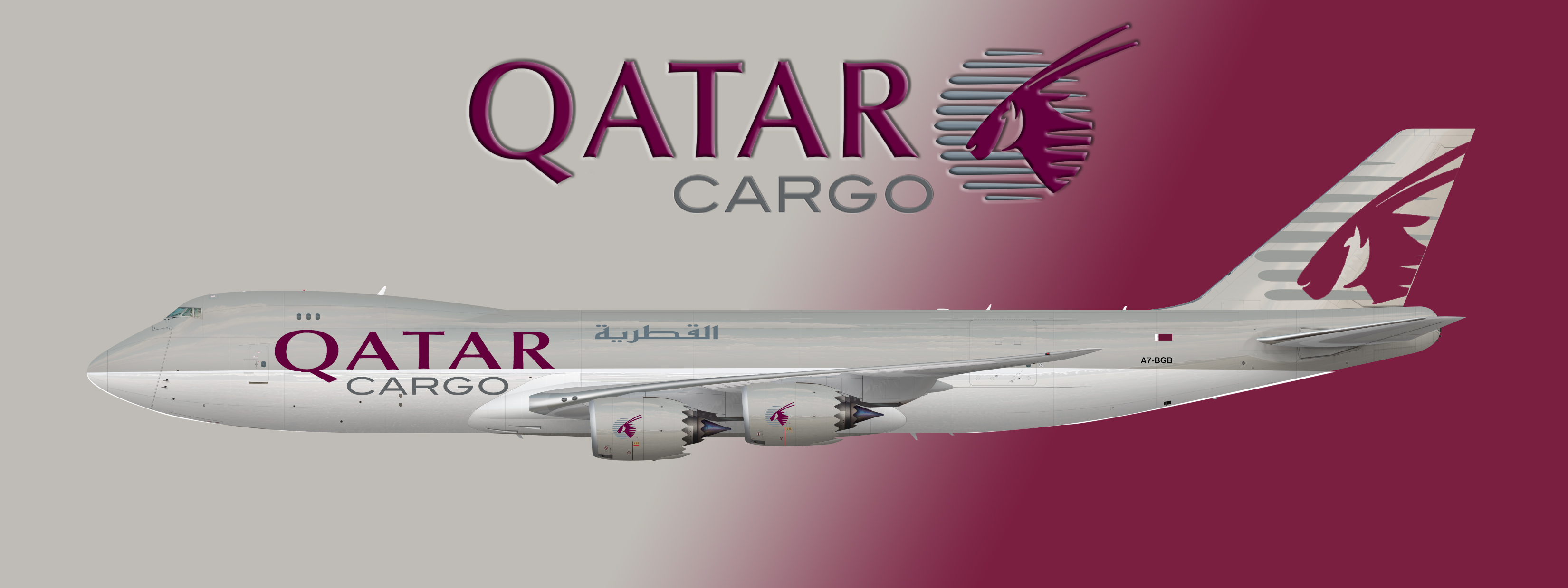 Boeing 747 8F Qatar Cargo - mka1881's workshop - Gallery