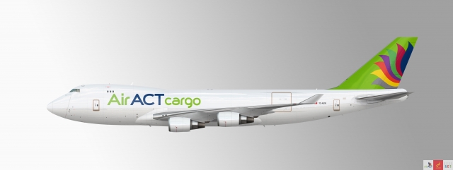 Boeing 747 428F Air Act Cargo