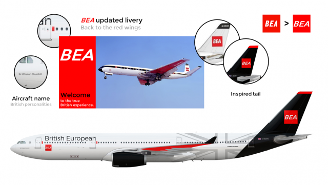 BEA updated livery