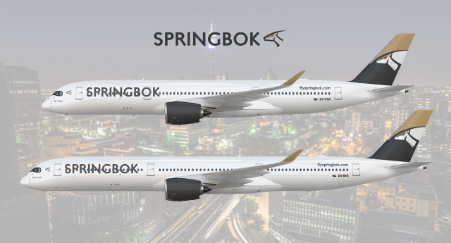 Springbok | Airbus A350 family | 2011-present Springbok | Airbus A350 family | 2011-present