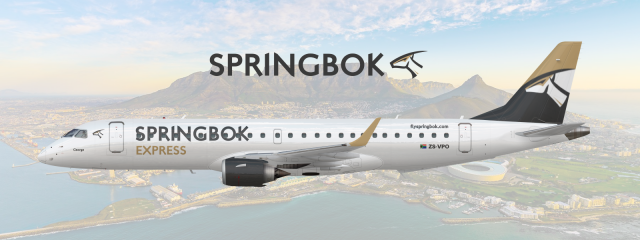 Springbok Express | Embraer E190 | ZS-VPO | 2015-present