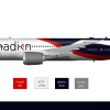 Canadian Airlines Color Palette (Livery)