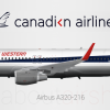Canadian Airlines A320-200 Retro Livery (Pacific Western Airlines)
