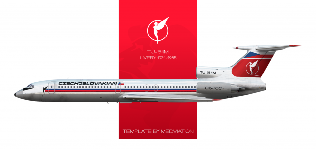Czechoslovakian Airways | Tupolev-154M
