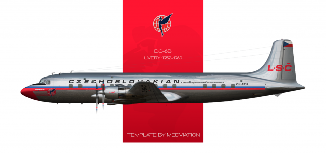 Czechoslovakian Airways | Douglas DC-6B