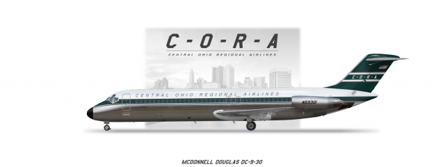 Central Ohio Regional Airlines | DC-9-30 | N953OI | A History of Scioto Airlines
