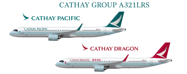 Cathay Group Airbus A321LRs