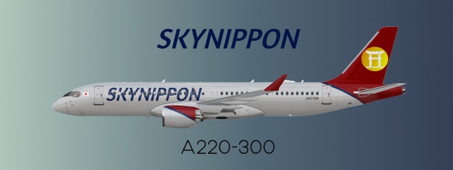 SkyNippon Airbus A220-300