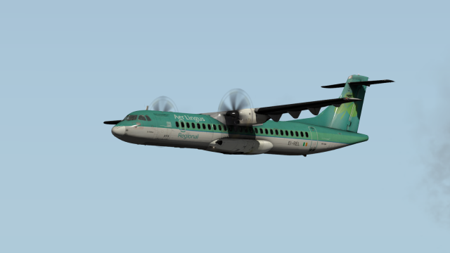 Aer Lingus ATR72 inflight