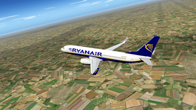 Ryanair 737-800 infight