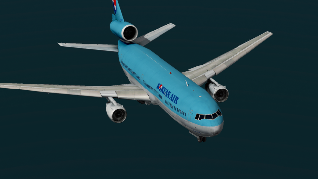 DC 10 Landing