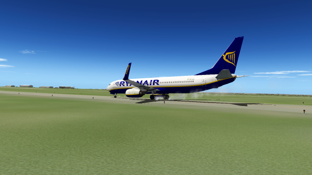 Ryanair 737-800 takeing off