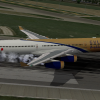 Gulf Air A340 Take off