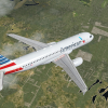 American Airlines A320 inflight