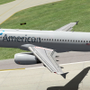 American Airlines A320 taking off