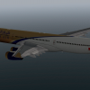 Gulf Air a340-300 Landing