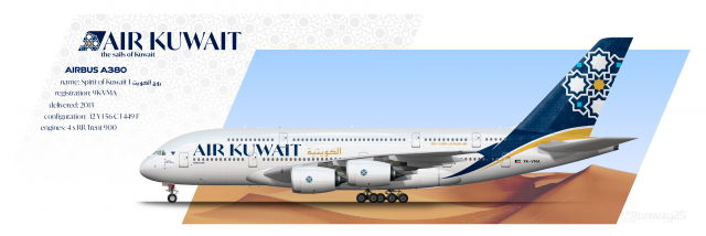 Airbus A380 800 Air Kuwait