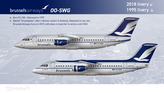 Avro RJ100 - Brussels Airways