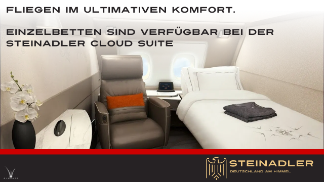 Steinadler first class advert