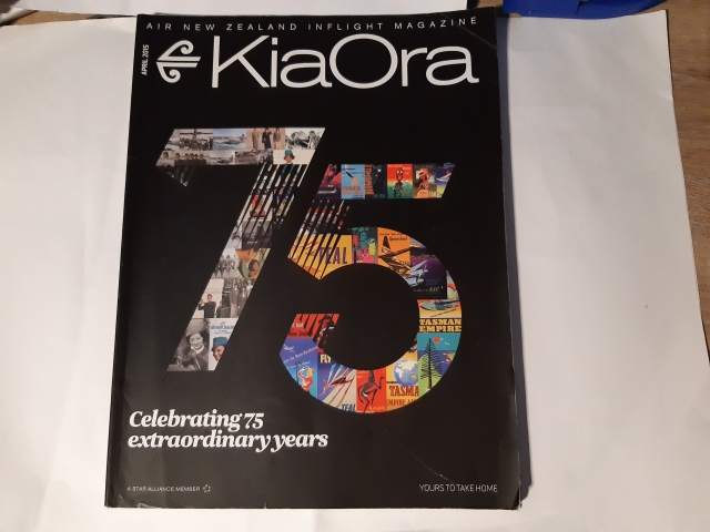 April 2015 | Air New Zealand Kia Ora 75 Anniversary