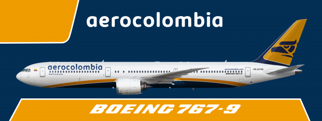 Boeing 767-9 Aerocolombia