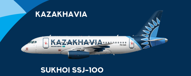 Sukhoi Superjet 100 Kazakhavia