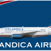 Boeing 737-600 Icelandica HM-TCA