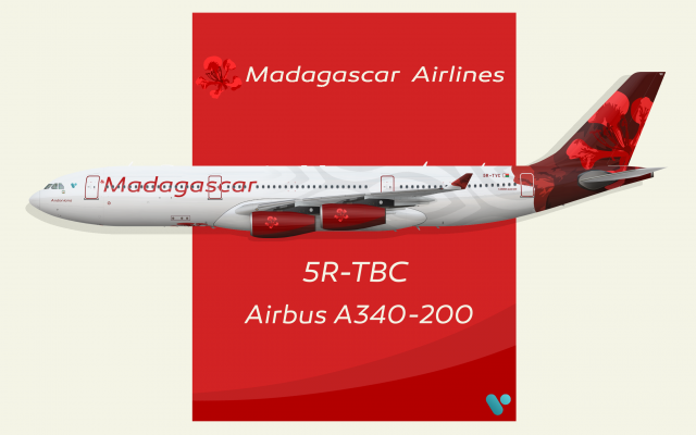 Madagascar A340 200 1