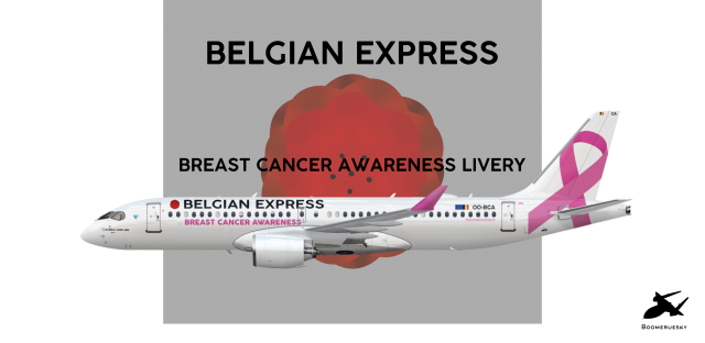 Belgian Express Breast Cancer Awareness Livery