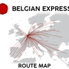 Belgian Express Route Map 2020