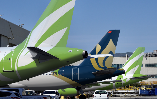 Vietnam A320s At gate