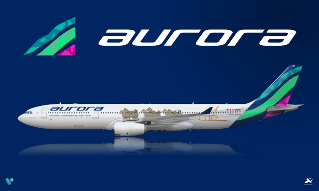 Aurora Canadian Challenge Sled Dog Livery A330-300