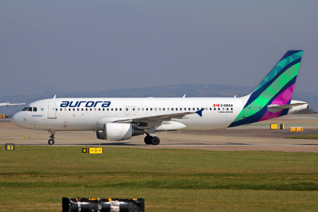 Aurora A320 C-GRAA in Calgary
