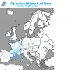 Fokker F100 Route Map