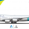 Peacock Boeing 747 8i