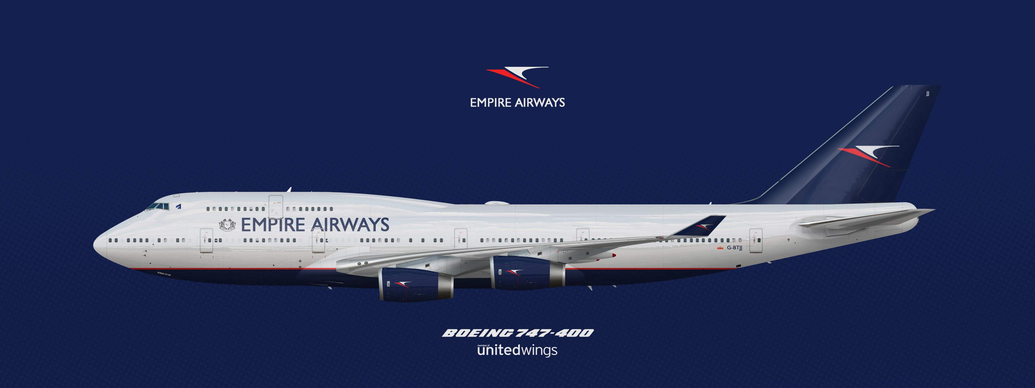 Boeing 747400 Empire Airways Gallery Airline Empires