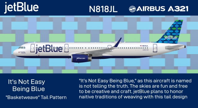 JetBlue Airbus A321 New Tail Concept