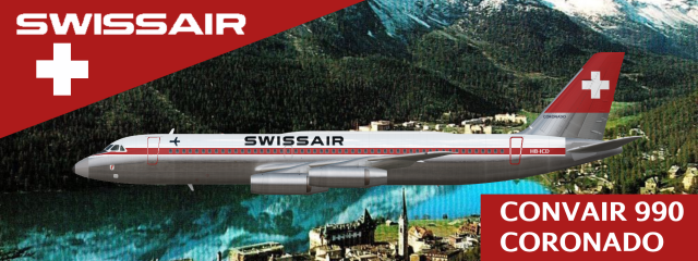 Swissair Convair CV990 Coronado
