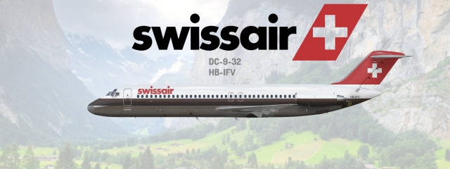 Swissair Douglas DC 9 32