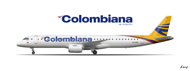 2020s | Colombiana | Embraer E195-E2