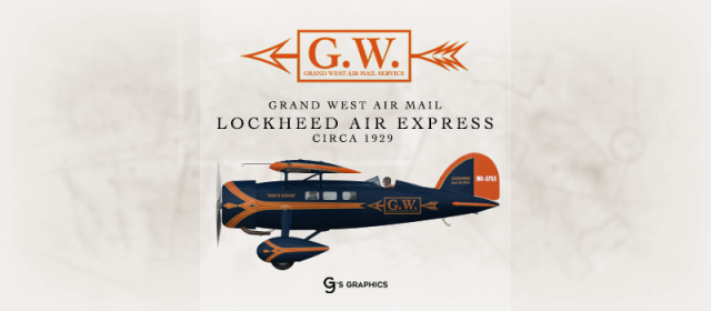 Grand West Air Mail Service Lockheed Air Express